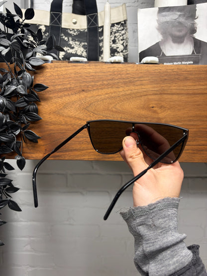 Saint Laurent SL-1B Black Tinted Mask Sunglasses