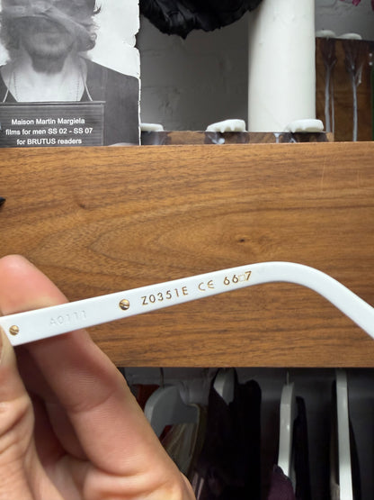 2008 Louis Vuitton ‘Evidence’ Gold/White Aviator Sunglasses