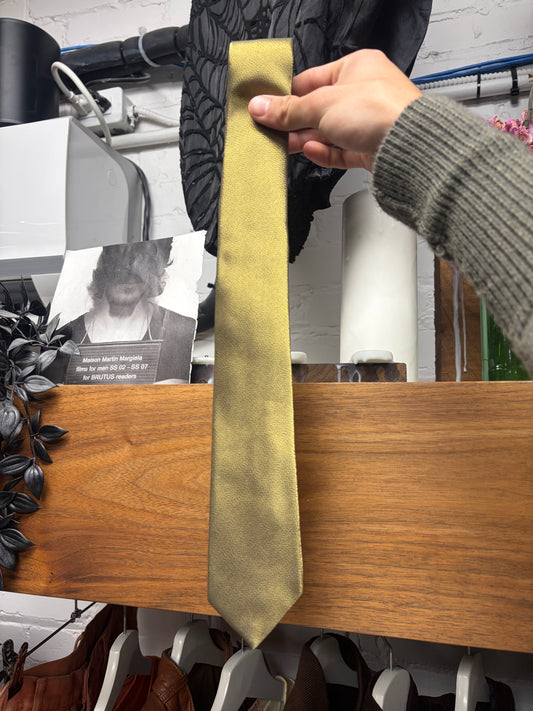 Dior Homme Gold Silk ‘Skinny Cut’ Tie