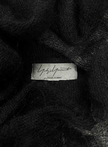 AW2004 Yohji Yamamoto Pour Homme Alpaca “Burnt’ Knit Sweater
