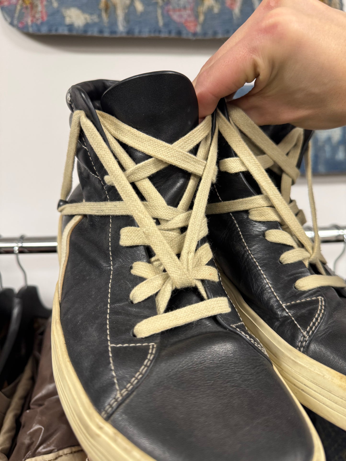 Rick Owens Pentagram Lace ‘Geothrasher’ Sneakers