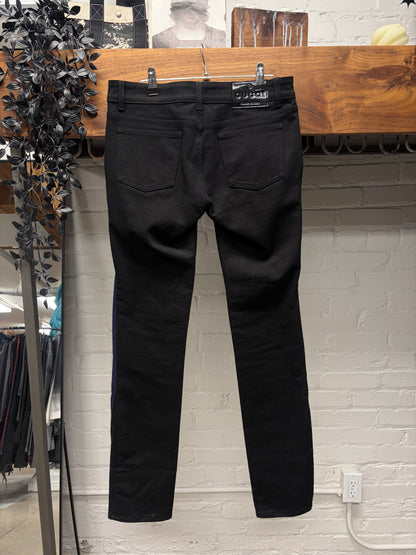 Gucci Corduroy Black/Blue Slim Cut Jeans