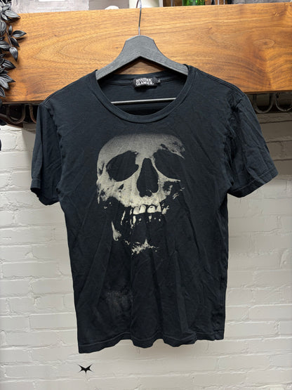Hysteric Glamour ‘Strawberry Skull’ Faded Black Graphic T-Shirt