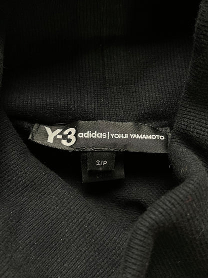 Y-3 Black High Neck Chest Logo Sweater