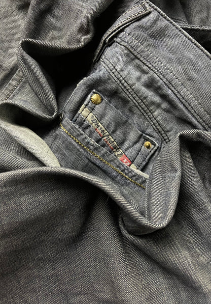 Diesel Washed Grey Bootcut Denim