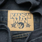 Vintage Kansai Yamamoto Wide Cut Washed Black Baggy Denim