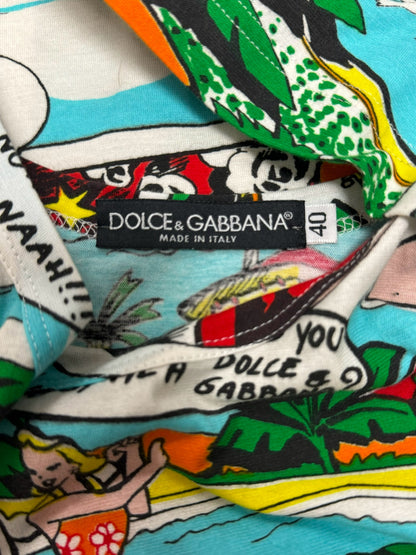 2000s Dolce & Gabbana ‘Comic Strip’ Tank Top