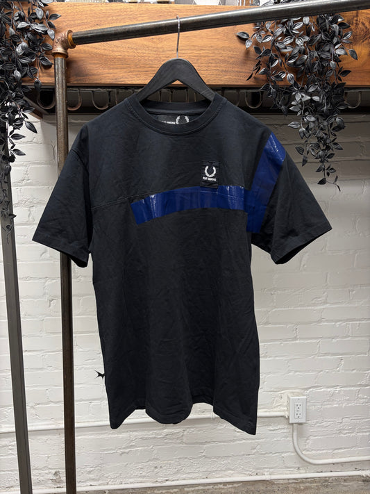 Raf Simons x Fred Perry ‘Gaffer Tape’ Black Logo T-Shirt