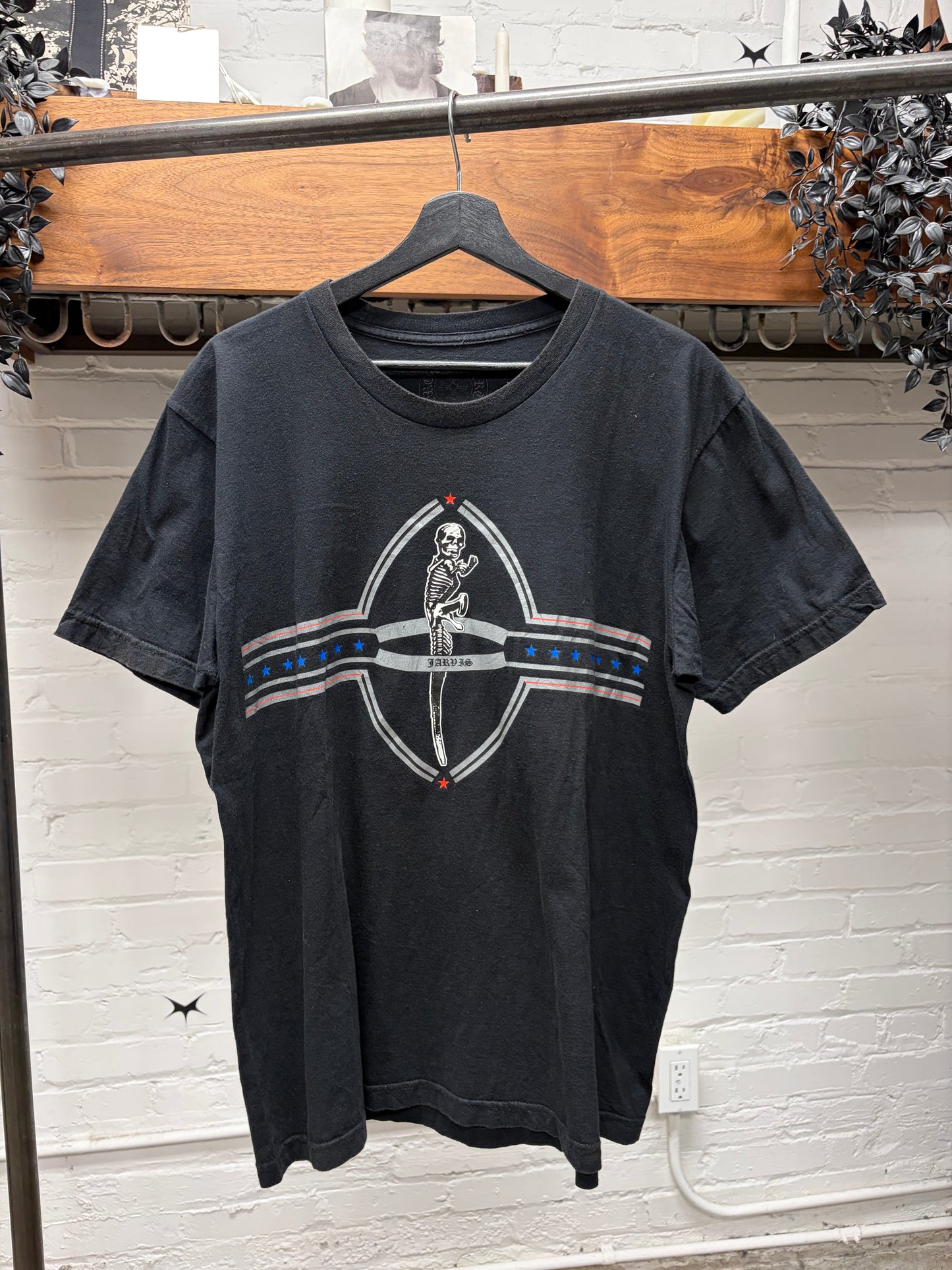 Chrome Hearts ‘Jarvis Skull’ Black Graphic T-Shirt