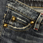2000s Dsquared2 Low Rise Flared Blue Denim