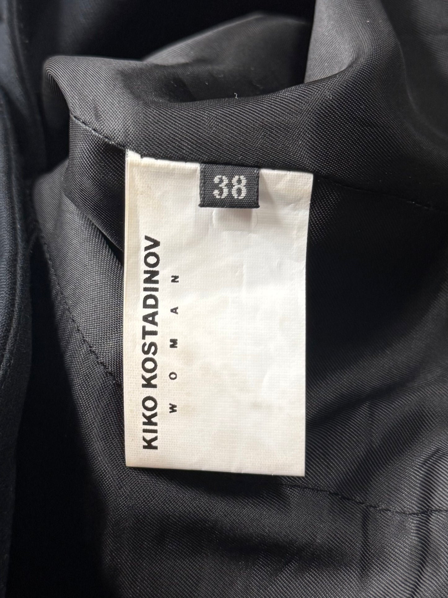 Kiko Kostadinov Cropped ‘Single Button’ Cargo Blazer