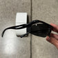 SS2024 Prada Futuristic Wire Frame Half Rim Sunglasses
