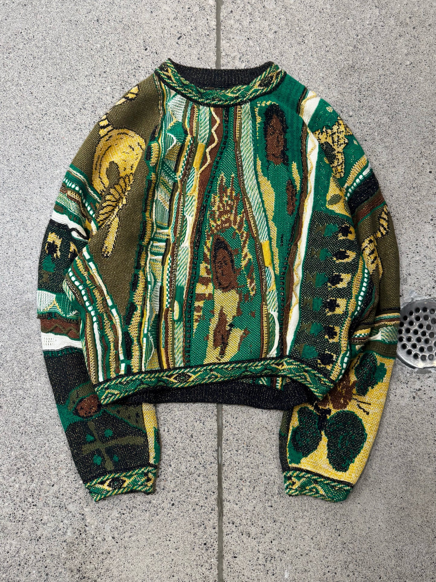 Kapital ‘Coogi’ 7G Gaudy Knit Sweater