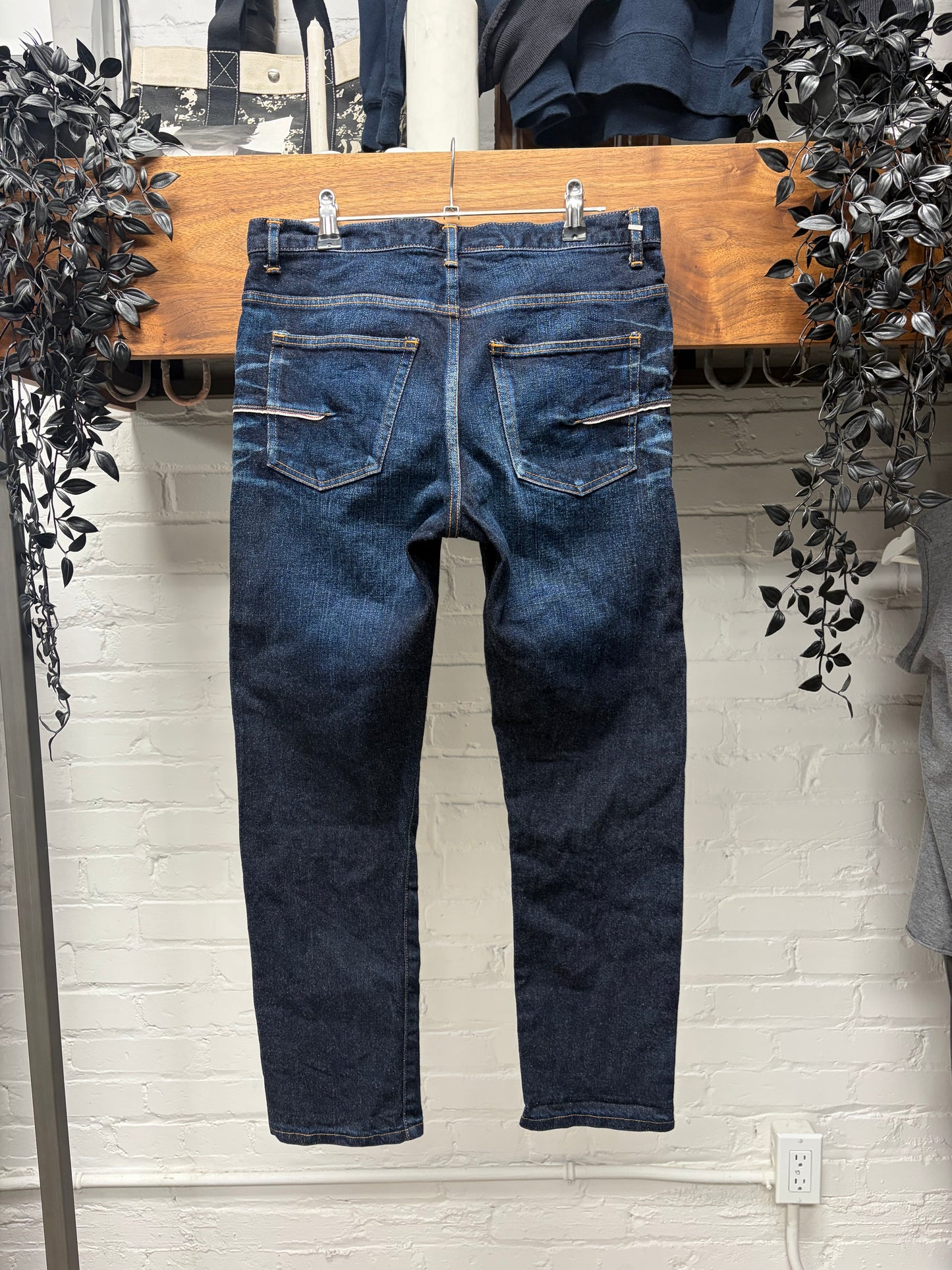 Dior Homme Japan Exclusive Raw Washed Blue Selvedge Skinny Jeans