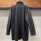Balmain Quilted ‘Puffer Sleeve’ Wool Coat
