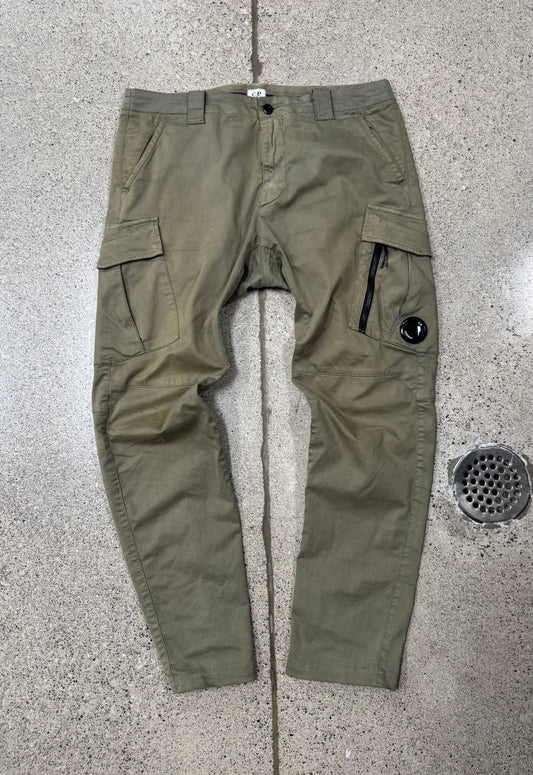 C.P. Company Washed Brown Cargo Pants