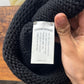 Chrome Hearts Cashmere Leather ‘Single Cross Patch’ Black Knit Beanie