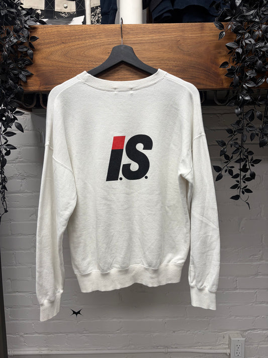 Vintage Issey Miyake ‘I.S. Sport’ White Crewneck Sweatshirt
