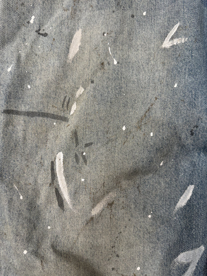 Acne Studios ‘Paint Splatter’ Super Baggy Denim