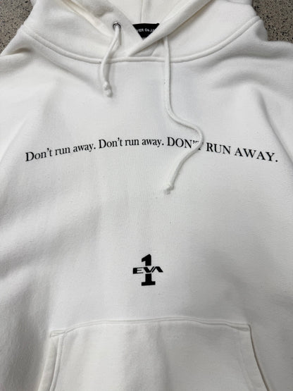 AW2021 Undercover x Evangelion ‘Shinji Don’t Run Away’ Hoodie