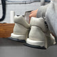 SS2021 Rick Owens ‘Phlegethon’ Milk White Leather Runners