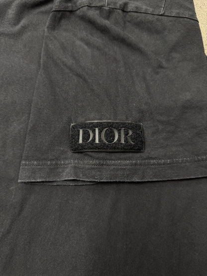Dior Patch Logo Black T-Shirt