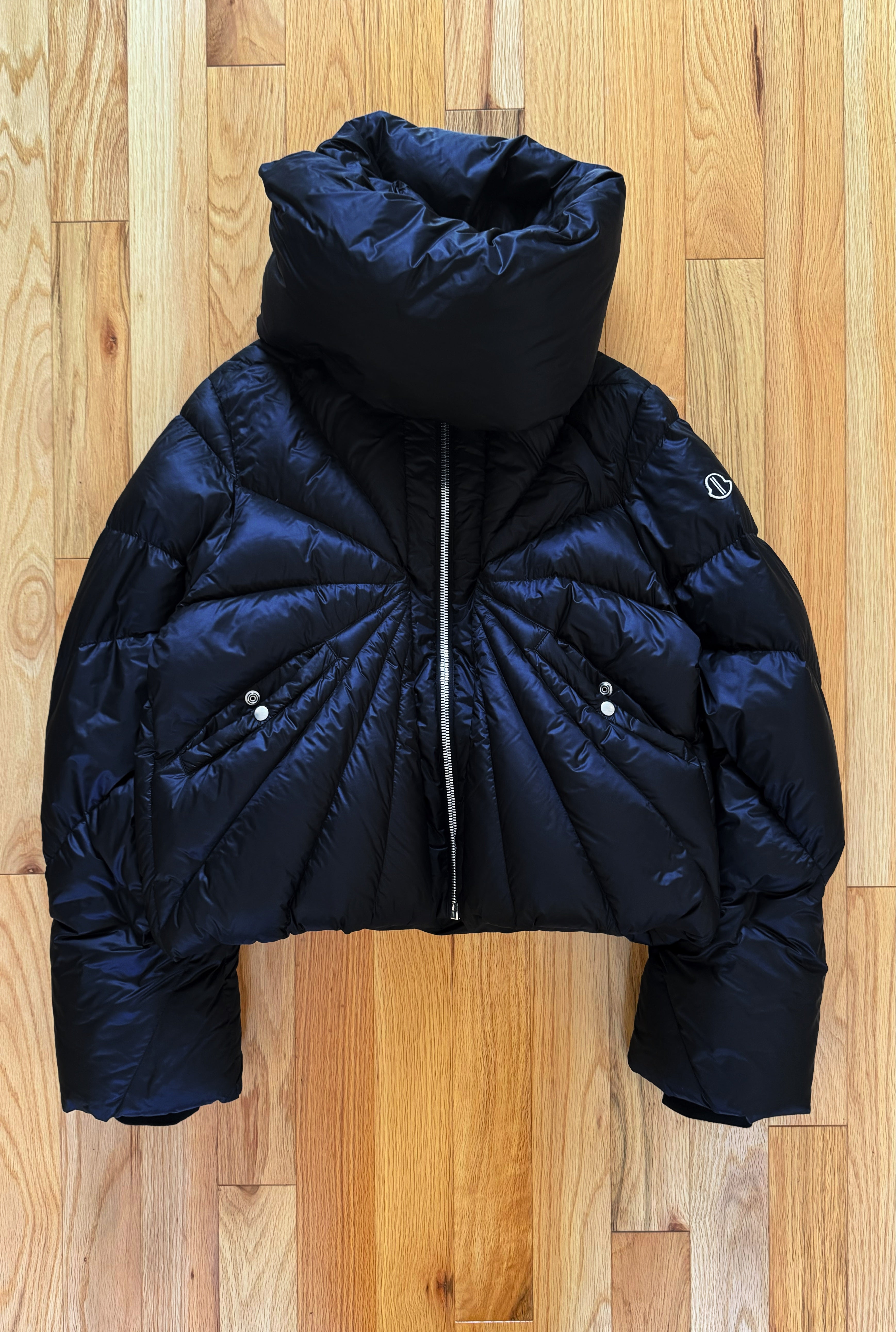 Autumn Winter 2020 Rick Owens x Moncler Tonopah Down Filled Scarf Wrap Puffer Jacket