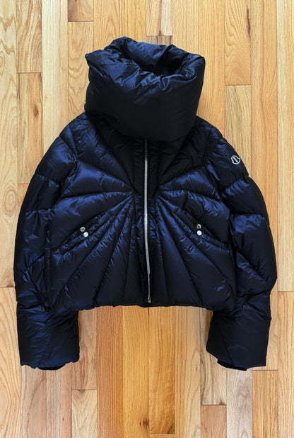 Autumn Winter 2020 Rick Owens x Moncler ‘Tonopah’ Down Filled Scarf Wrap Puffer Jacket