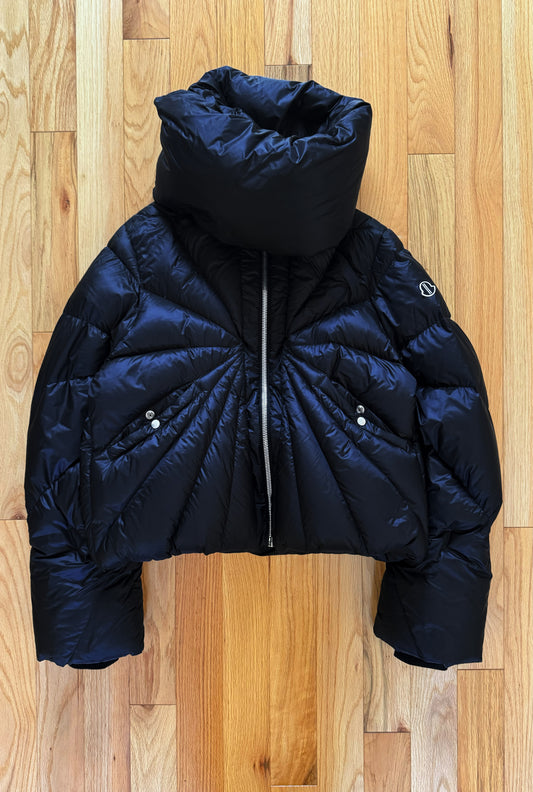 Autumn Winter 2020 Rick Owens x Moncler ‘Tonopah’ Down Filled Scarf Wrap Puffer Jacket