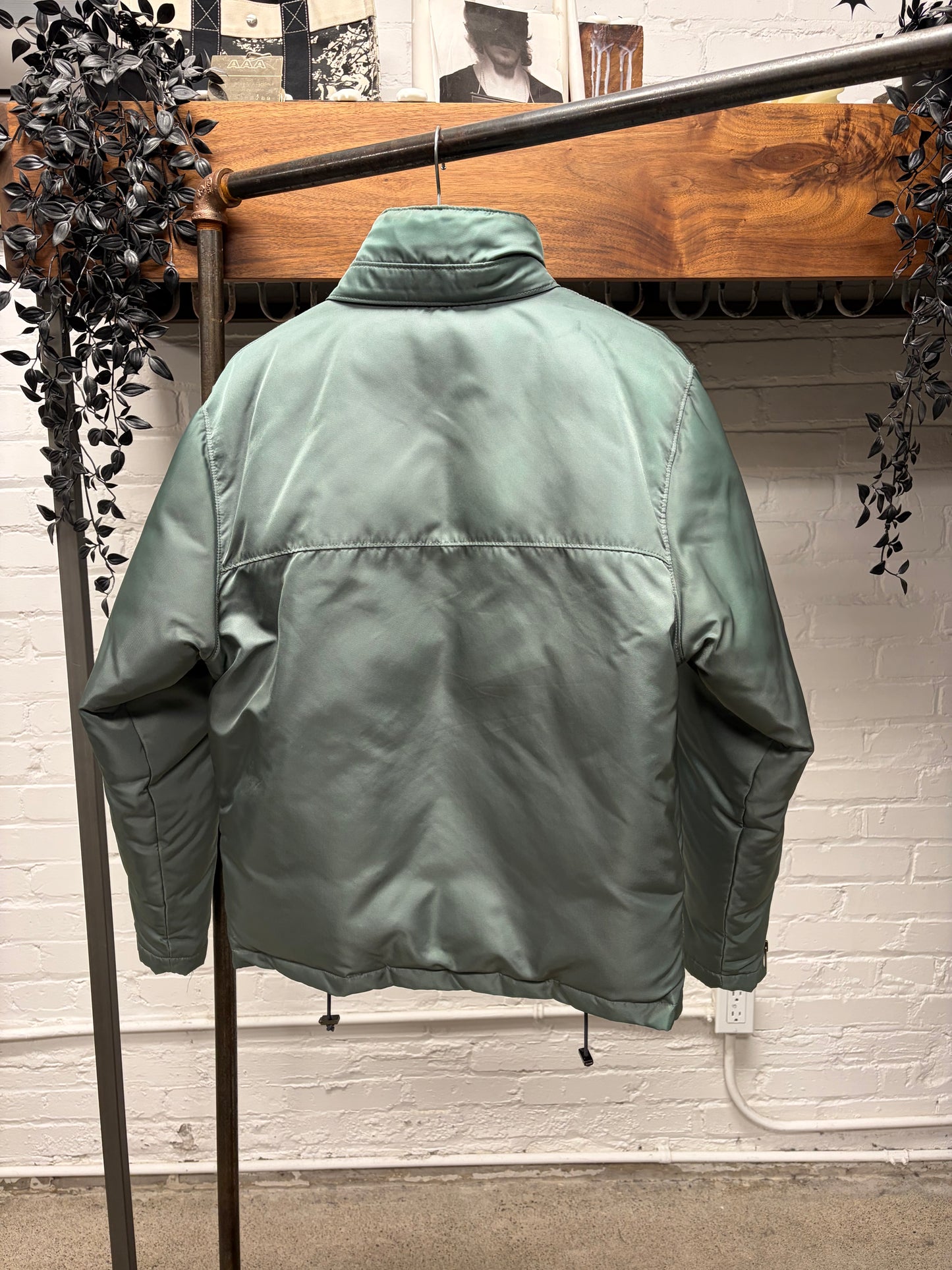 AW1997 Gucci by Tom Ford ‘Flat Padded’ Teal Blue Puffer Jacket