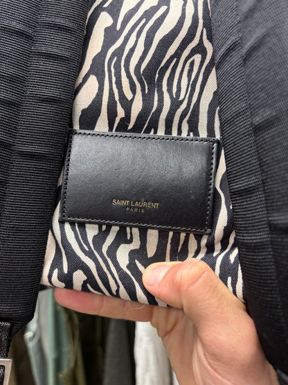 Saint Laurent Zebra Print ‘City’ Backpack