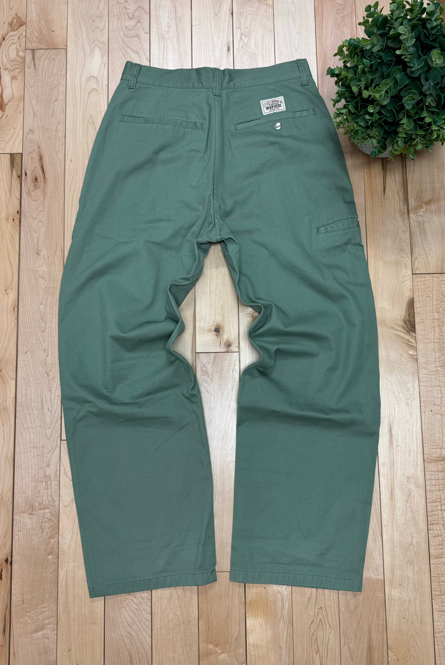 Stussy Wide Leg ‘Mint Green’ Work Pants