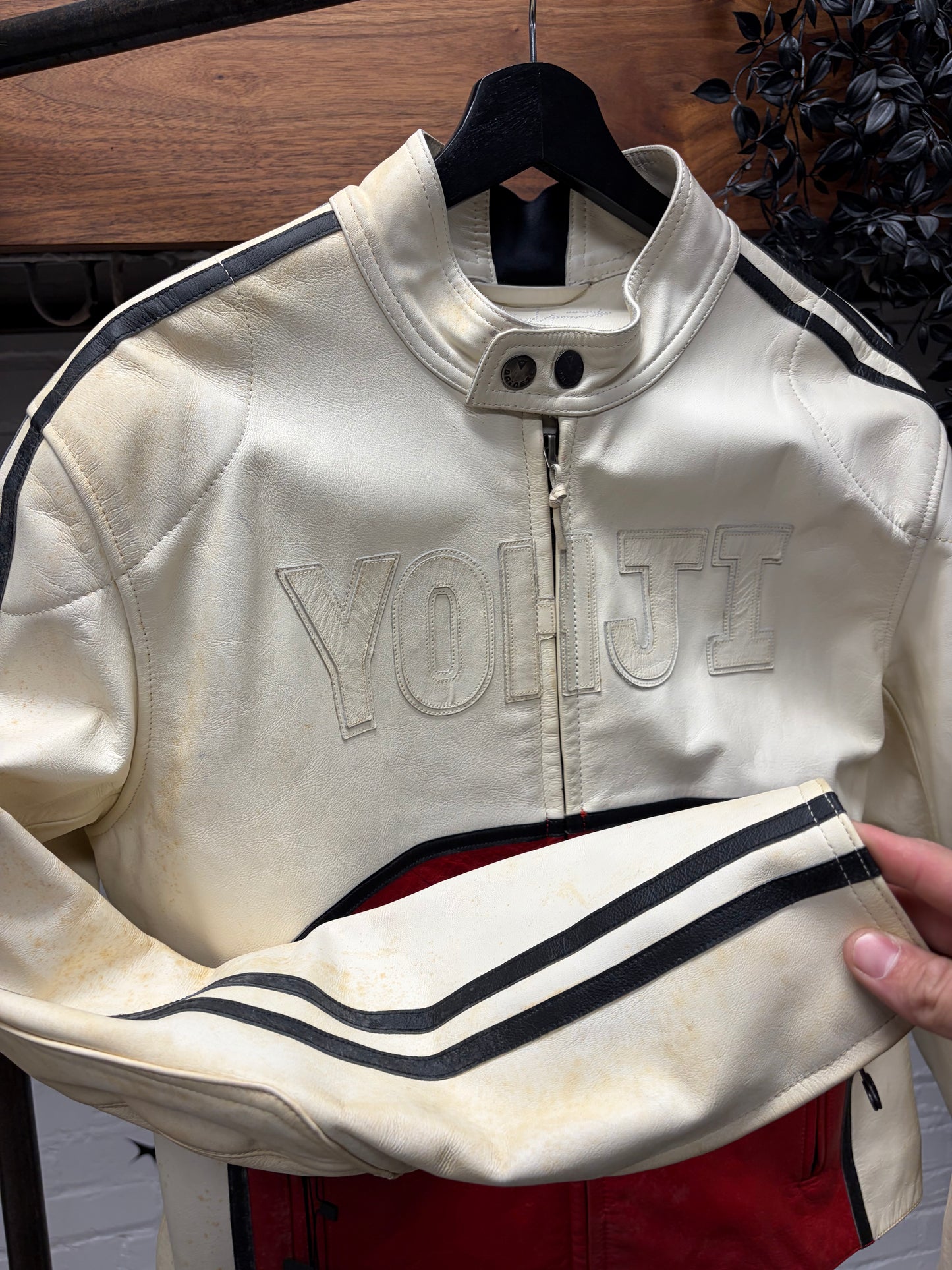 AW2004 Yohji Yamamoto x Dainese Leather ‘Riders’ Motorcycle Jacket