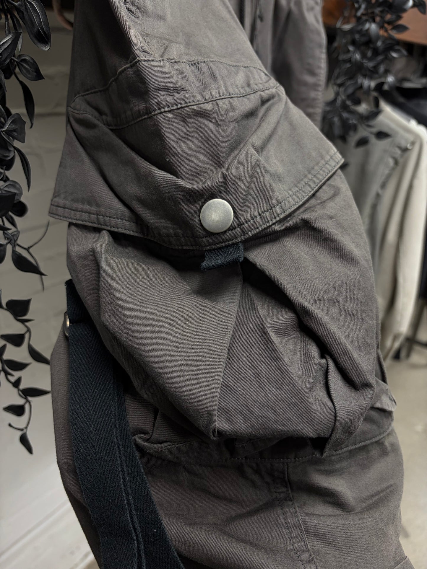 Yohji Yamamoto ‘Ground Y’ Brown Cotton Cargo Shorts