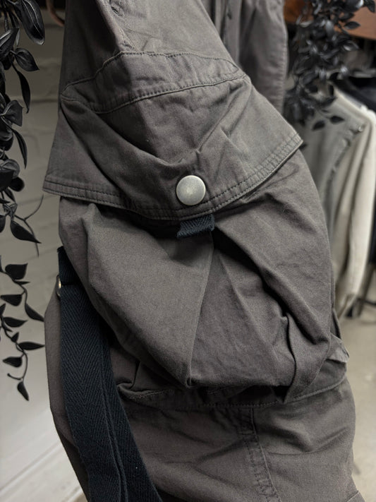 Yohji Yamamoto ‘Ground Y’ Brown Cotton Cargo Shorts