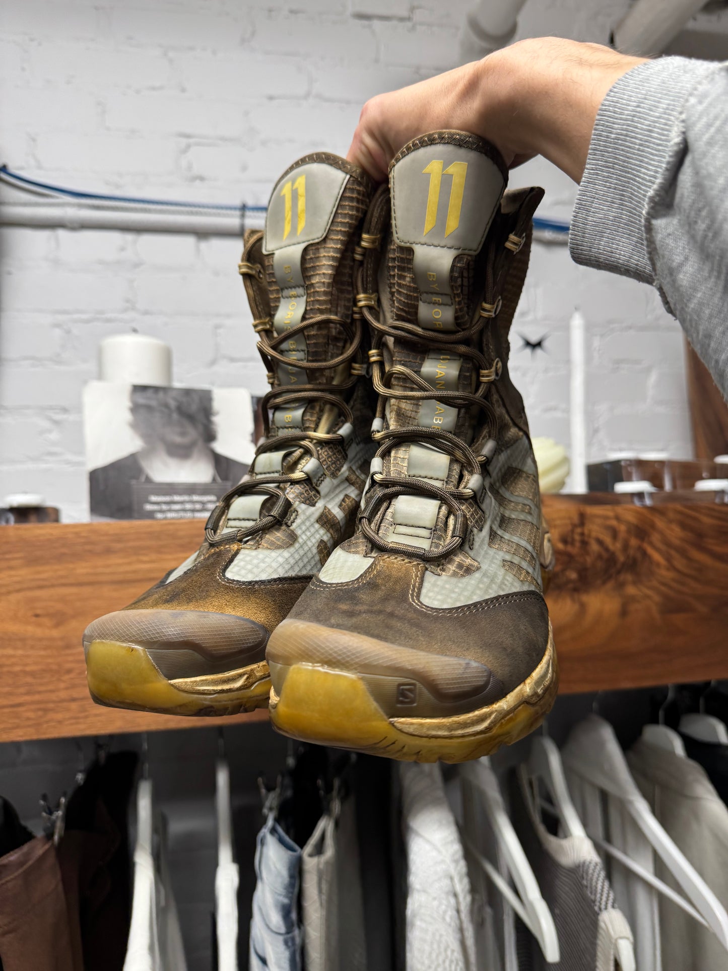 SS2018 Boris Bidjan Saberi x Salomon ‘Jungle Ultra’ High Top Sneakers
