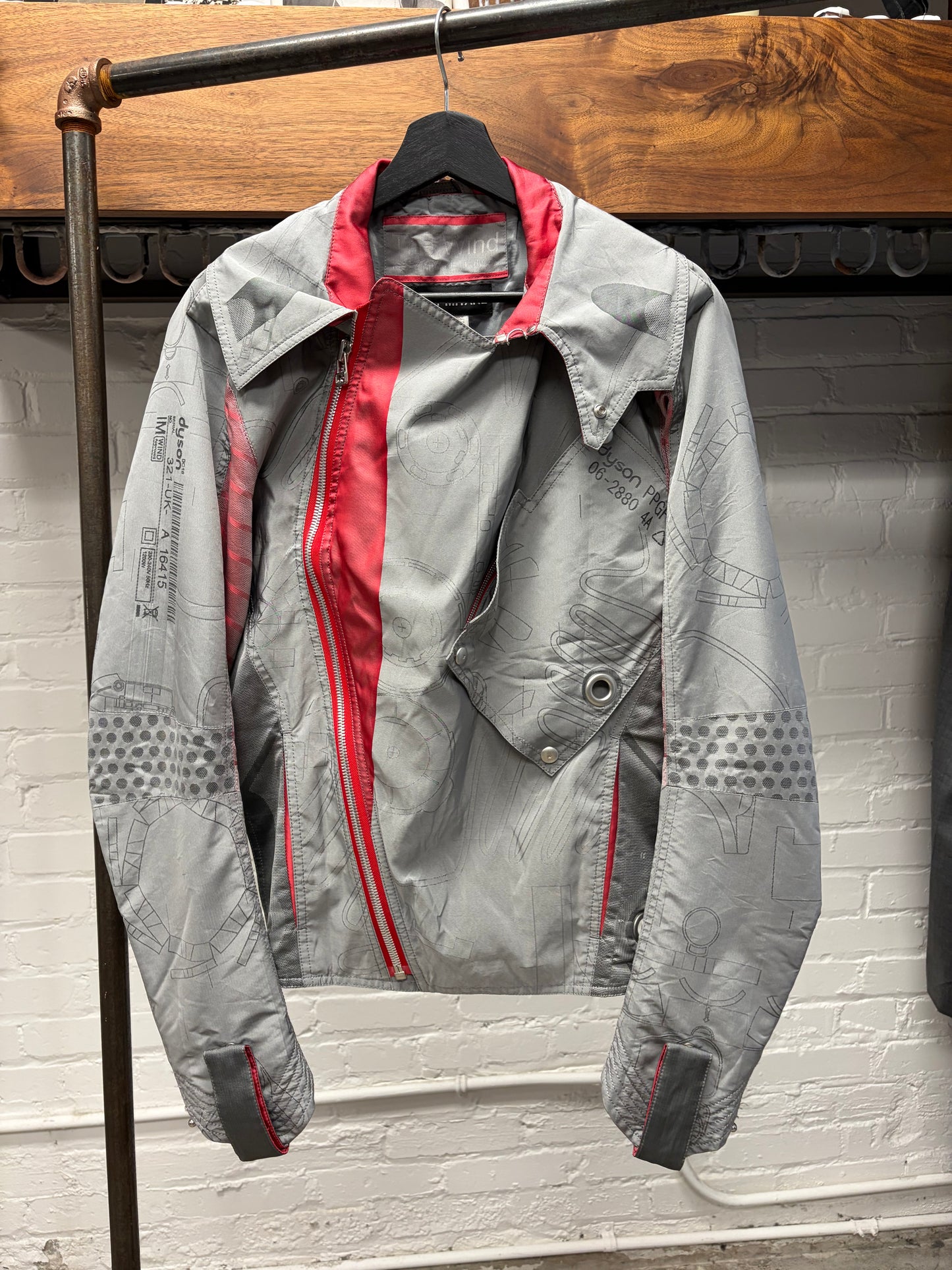 SS2008 Issey Miyake x Dyson ‘The Wind’ Technical Nylon Biker Jacket
