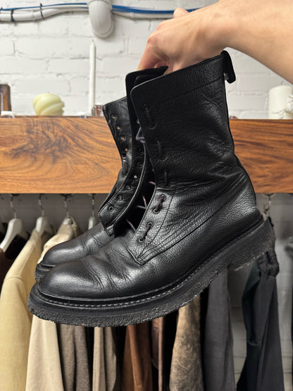 AW2007 Dior Homme ‘Navigate’ Leather Lace-Up Combat Boots