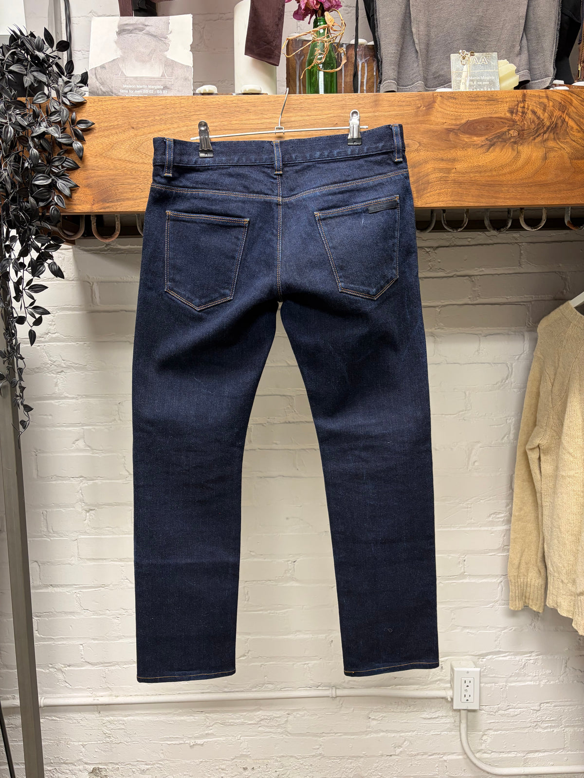 2011 Prada ‘Indigo’ Raw Blue Denim Skinny Jeans