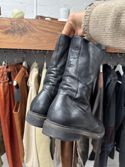 SS2017 Rick Owens ‘Walrus’ Goodyear Welt Combat Boots