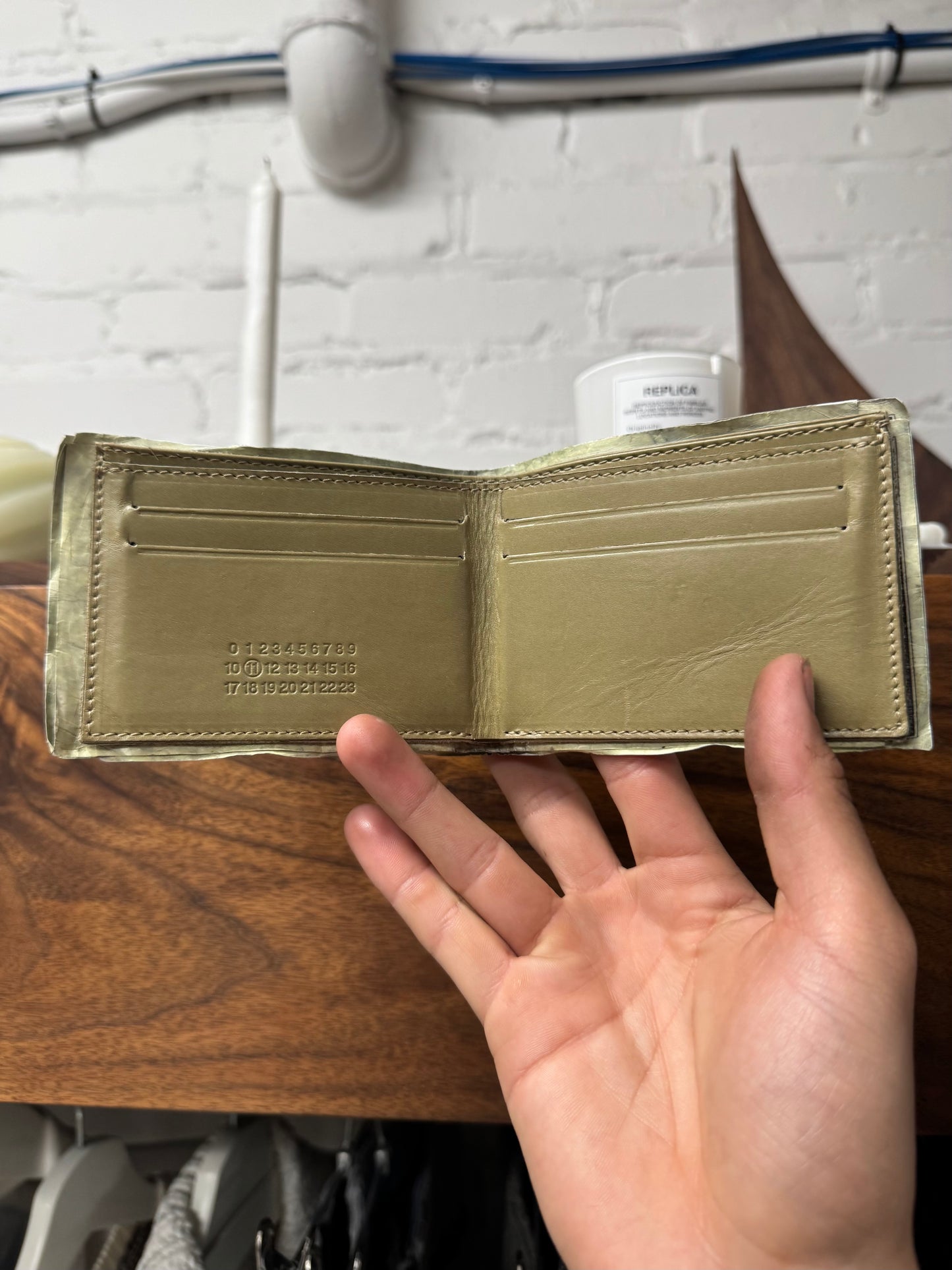SS2008 Maison Martin Margiela ‘$11 Dollar Bill’ Bifold Wallet