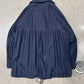 Issey Miyake ‘Pleats Please’ Navy Blue Pleated Windbreaker