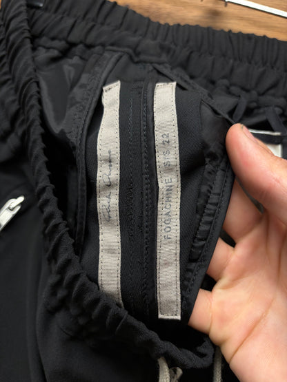 SS2022 Rick Owens ‘Fogachine’ Black Relaxed Fit Jogger Pants