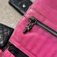 Chrome Hearts ‘Wave’ Pink Cross Button Long Wallet