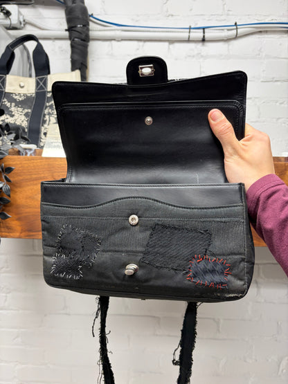 SS2003 Undercover ‘Scab’ Chanel ‘Boy Bag’ Style Patch Repaired Purse