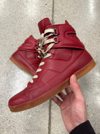 2012 Maison Margiela x H&M Leather G.A.T. High Top Sneakers