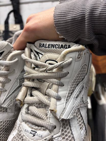 2022 Balenciaga ‘Runner’ Cream White Low Top Sneakers