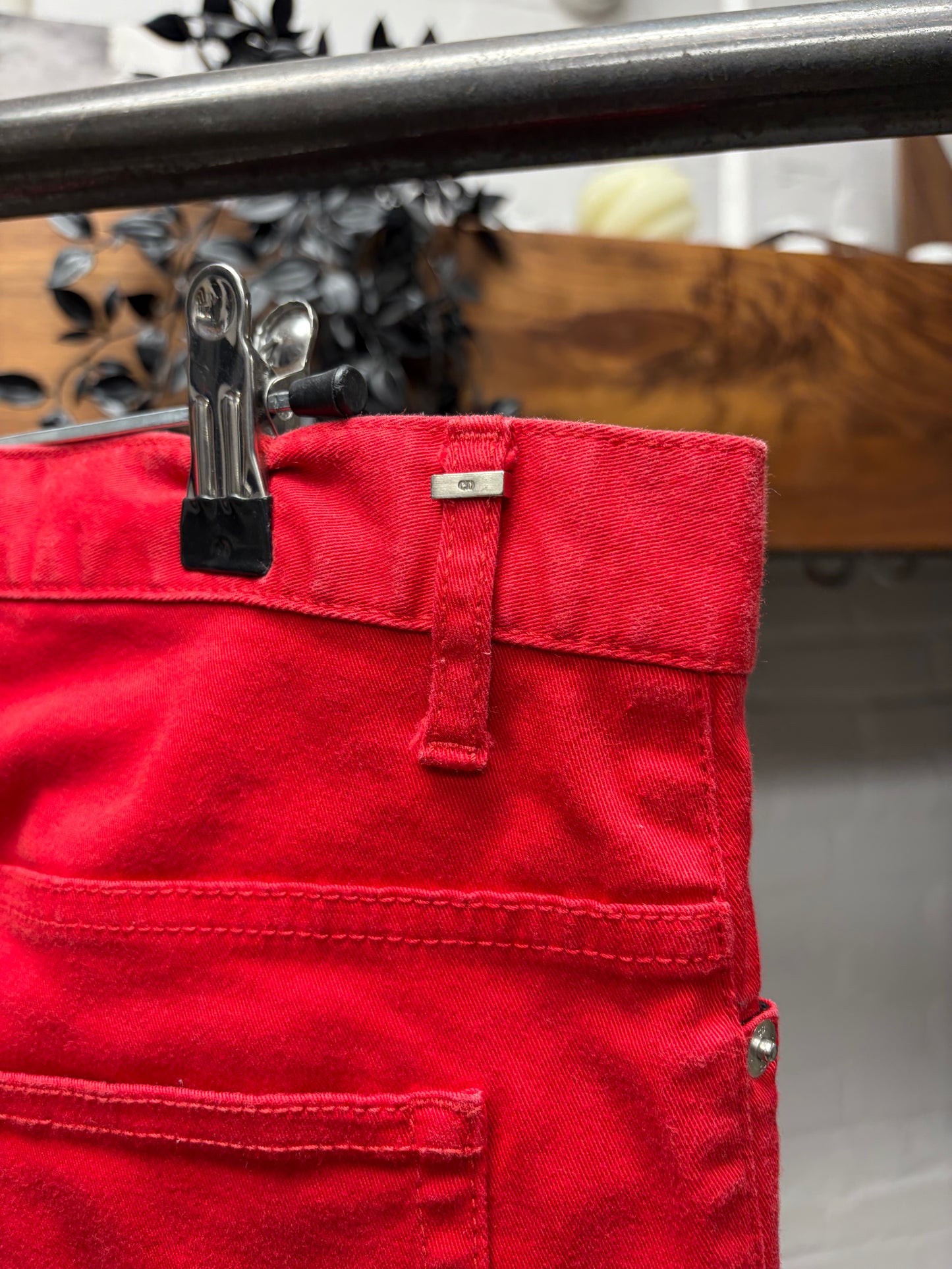 Dior Homme ‘Japan Exclusive’ Cherry Red Skinny Jeans