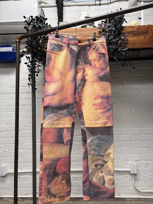 AW1993 Vivienne Westwood ‘Hercules & Omphale’ Full Print Denim