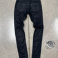 Rick Owens ‘Detroit Cut’ Waxed Black Denim